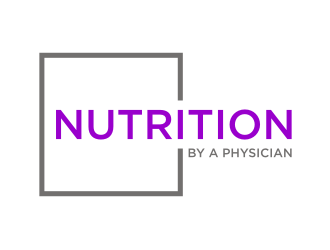 Nutrition by a Physician logo design by rief