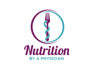 Nutrition by a Physician logo design by sakarep