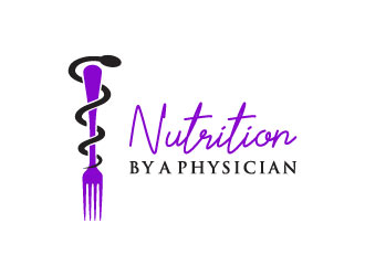 Nutrition by a Physician logo design by pixalrahul