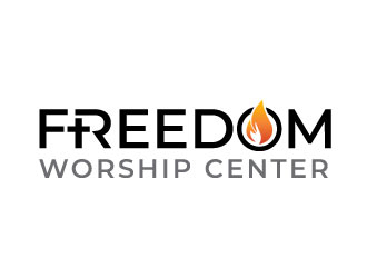 Freedom Worship Center logo design by pixalrahul