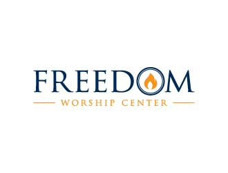 Freedom Worship Center logo design by maserik