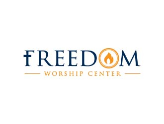 Freedom Worship Center logo design by maserik