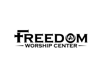 Freedom Worship Center logo design by qqdesigns