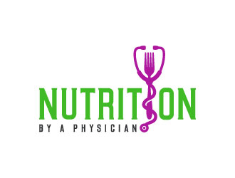 Nutrition by a Physician logo design by aryamaity