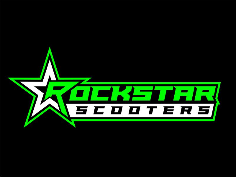 Rockstar Scooters logo design by evdesign