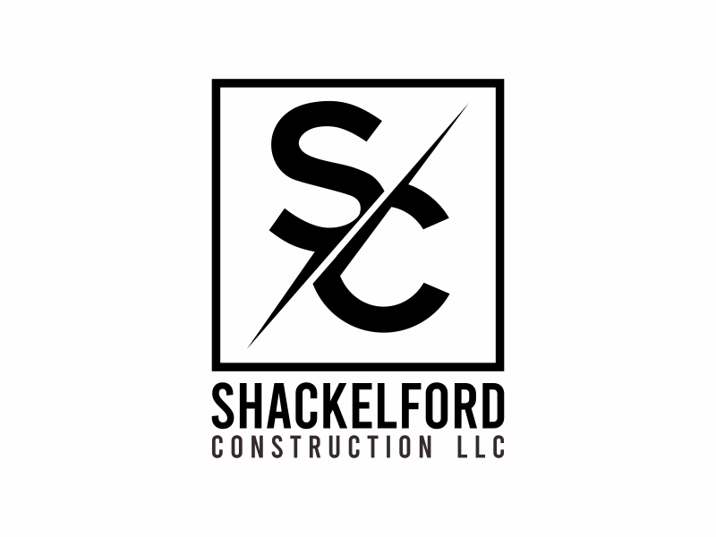 SHACKELFORD CONSTRUCTION logo contest