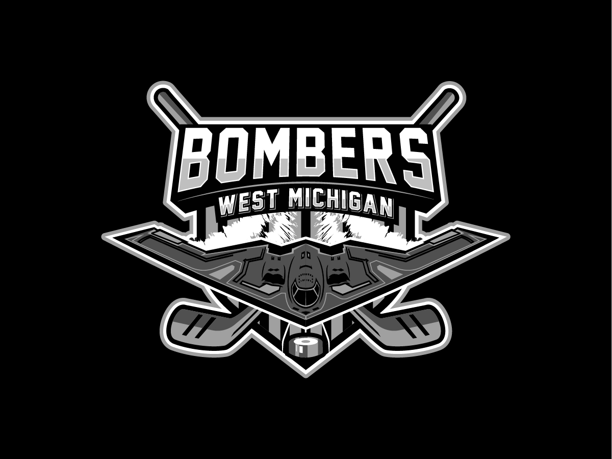 West Michigan Bombers Logo Design - freelancelogodesign.com, image size:1200x900