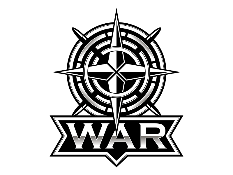 WAR logo design by Kruger