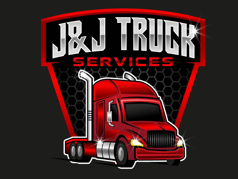 J&J Truck Services logo design by DreamLogoDesign