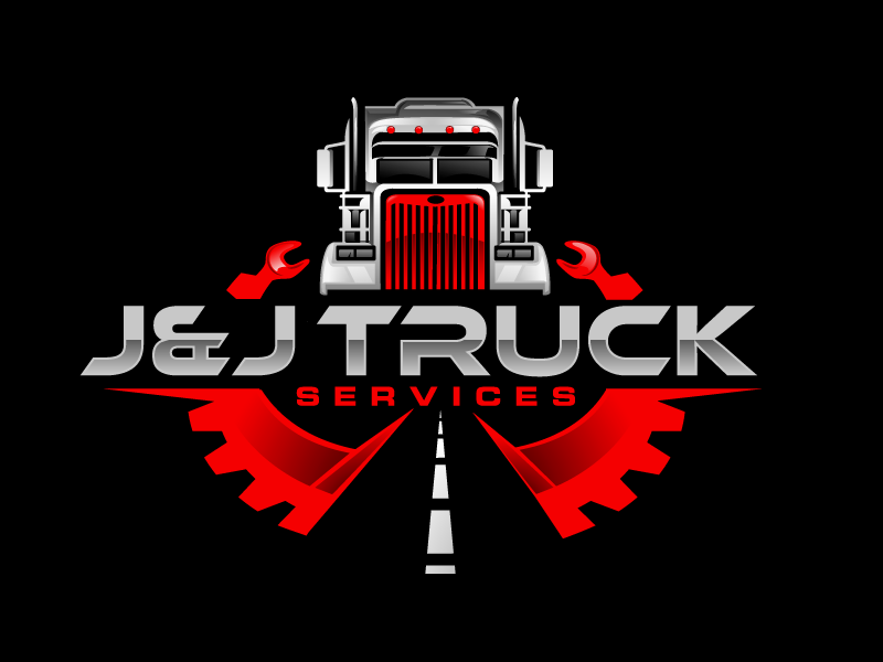 J&J Truck Services logo design by Suvendu
