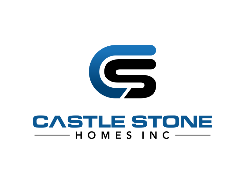 Company is called Castle Stone Homes Inc .. we build homes in calgary canada logo design by ingepro