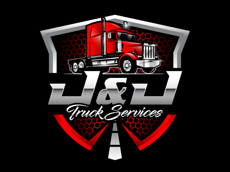 J&J Truck Services logo design by PRN123