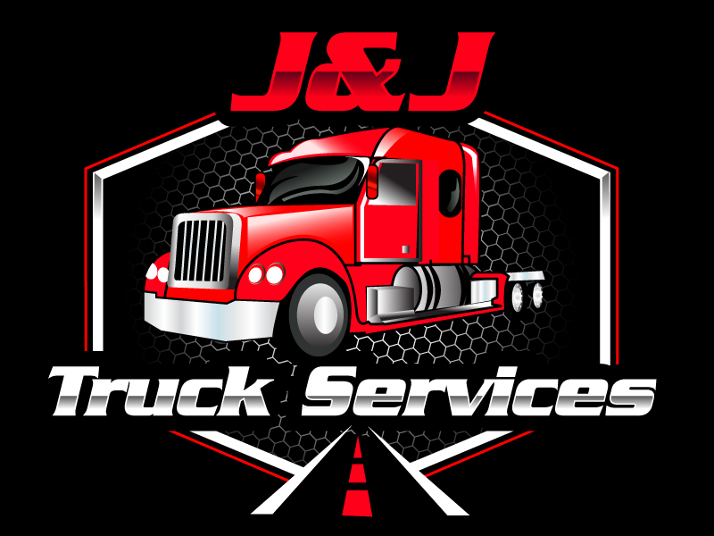 J&J Truck Services logo design by Suvendu