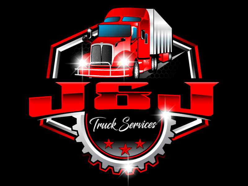 J&J Truck Services logo design by Suvendu
