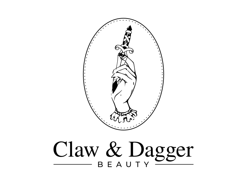 Claw & Dagger Beauty logo design by berkahnenen