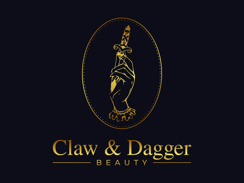Claw & Dagger Beauty logo design by berkahnenen