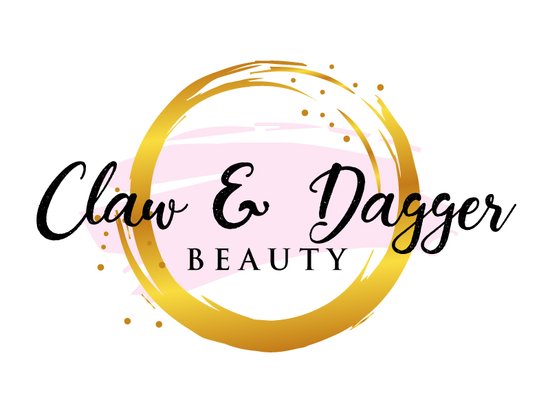 Claw & Dagger Beauty logo design by ElonStark