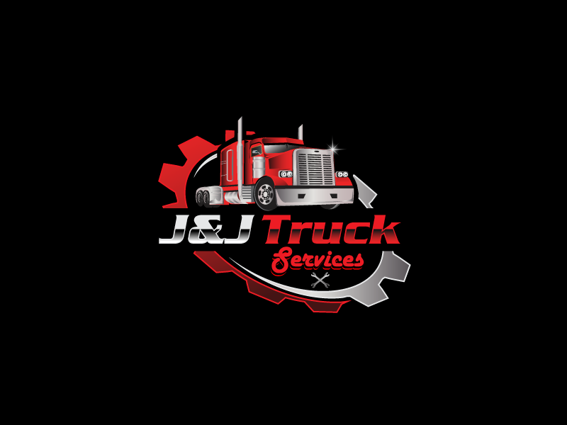 J&J Truck Services logo design by limo