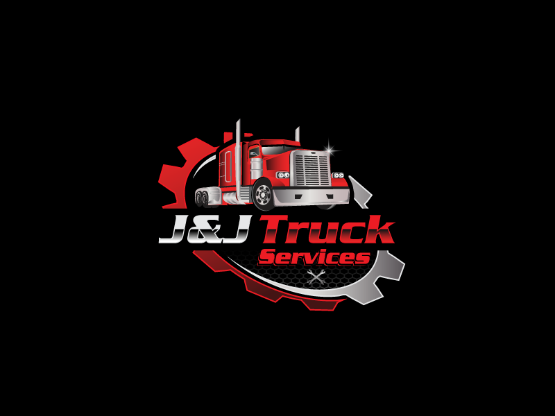J&J Truck Services logo design by limo