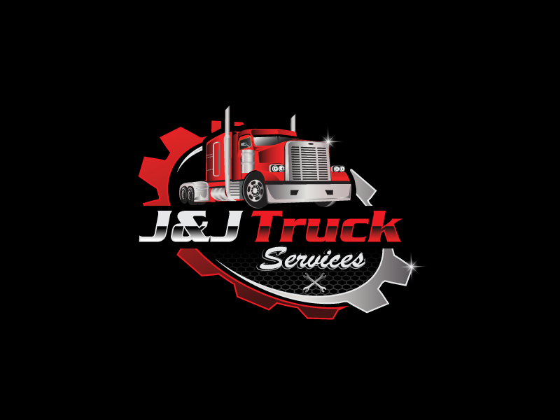 J&J Truck Services logo design by limo