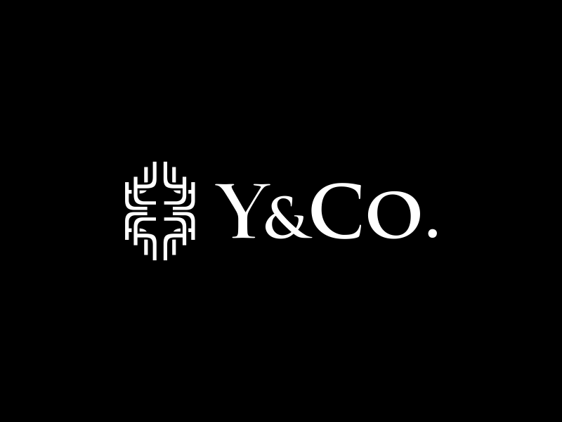 Y&Company or Y&Co. logo design by Republik