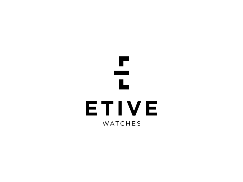 Etive Watches logo design by FloVal