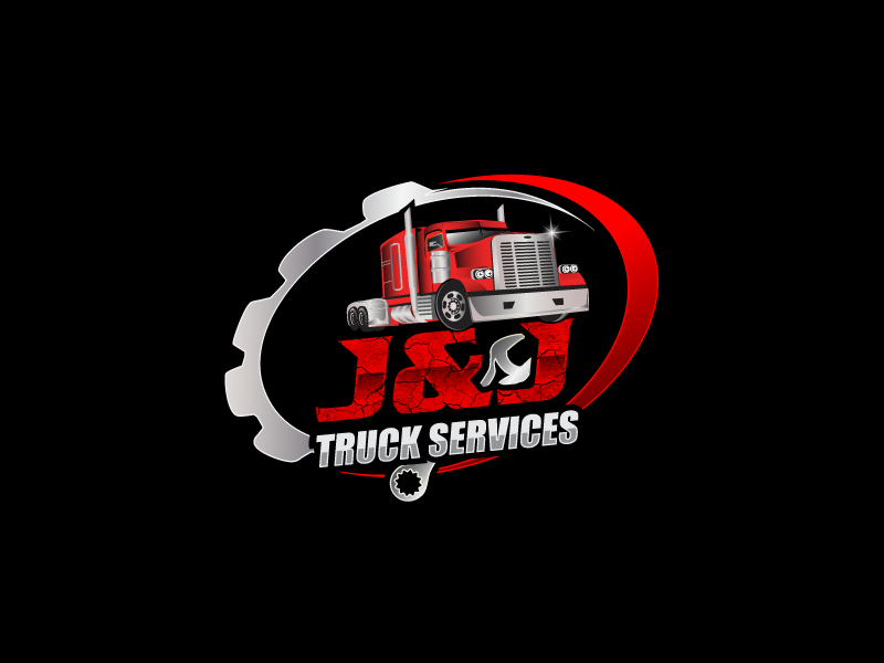J&J Truck Services logo design by limo