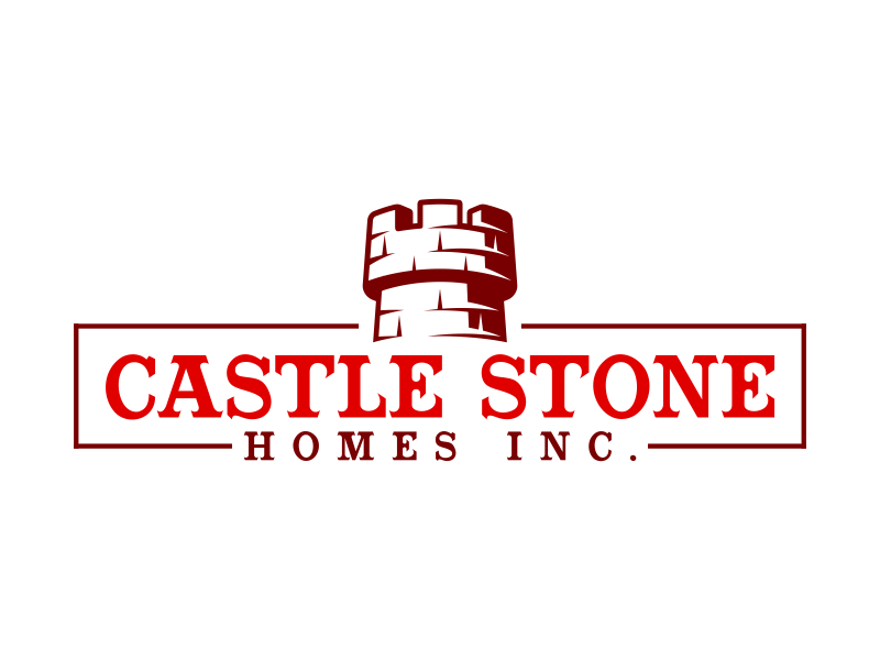 Company is called Castle Stone Homes Inc .. we build homes in calgary canada logo design by Panara