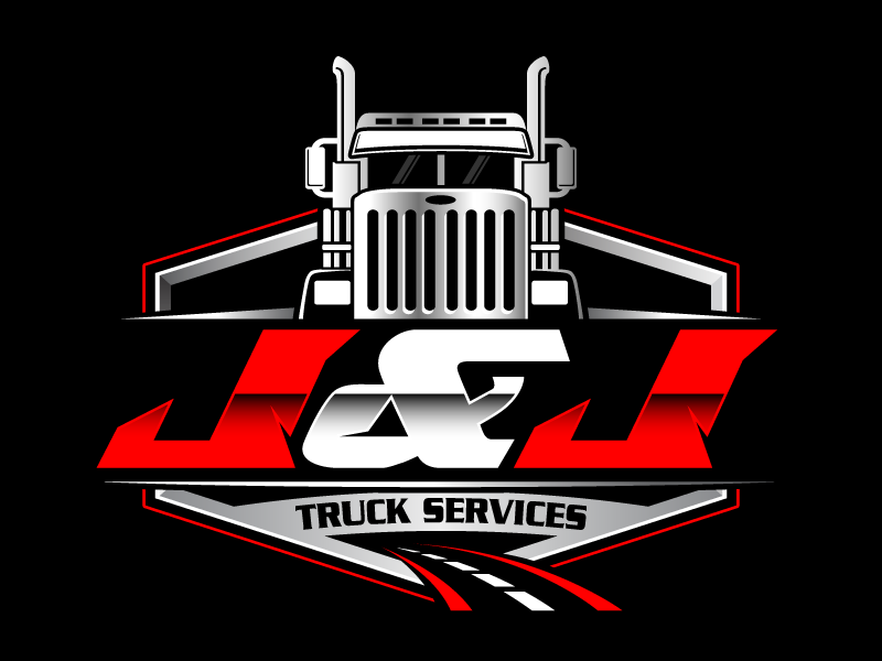 J&J Truck Services logo design by daywalker