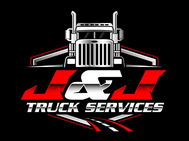 J&J Truck Services logo design by daywalker