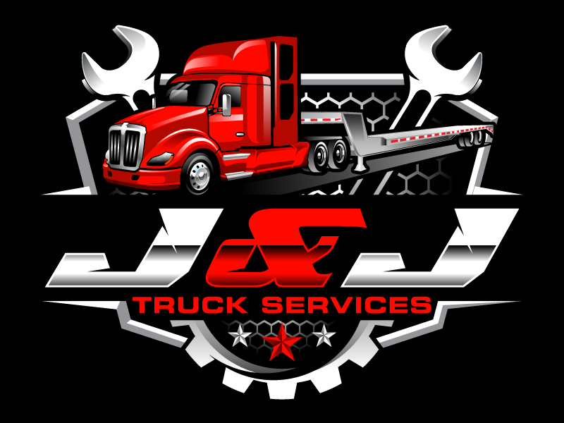 J&J Truck Services logo design by Suvendu