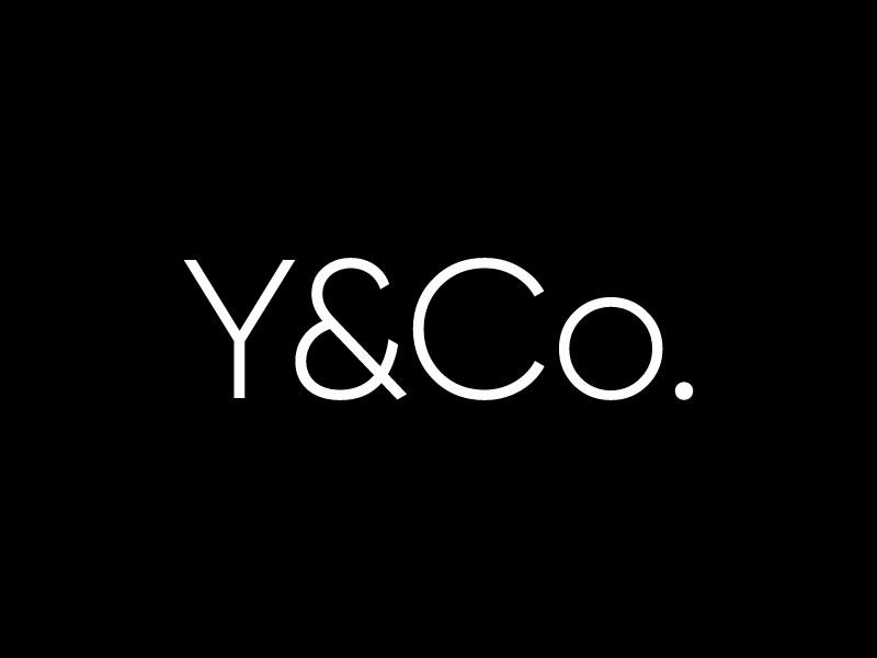 Y&Company or Y&Co. logo design by Erasedink