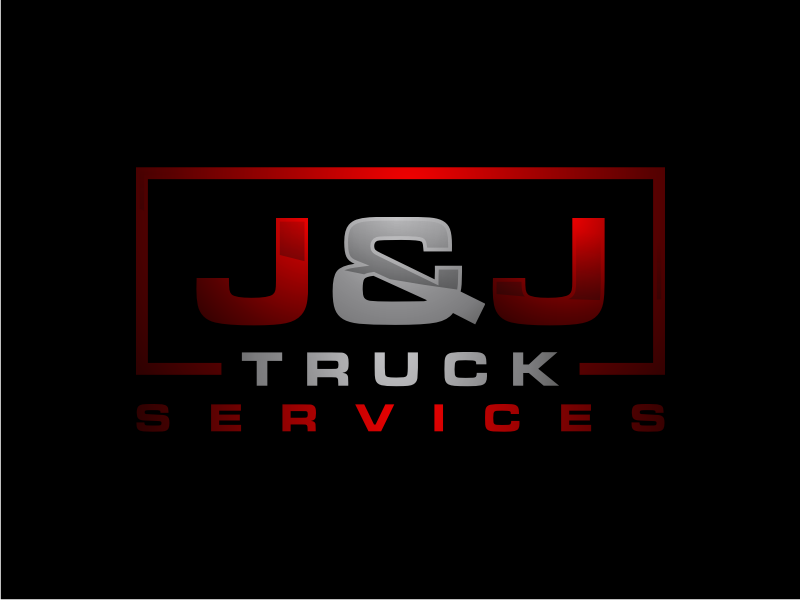 J&J Truck Services logo design by Artomoro