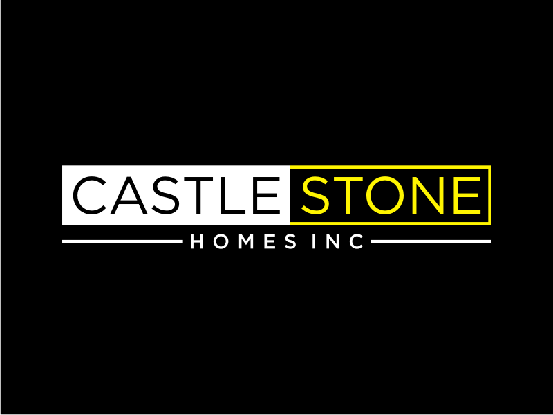 Company is called Castle Stone Homes Inc .. we build homes in calgary canada logo design by Artomoro