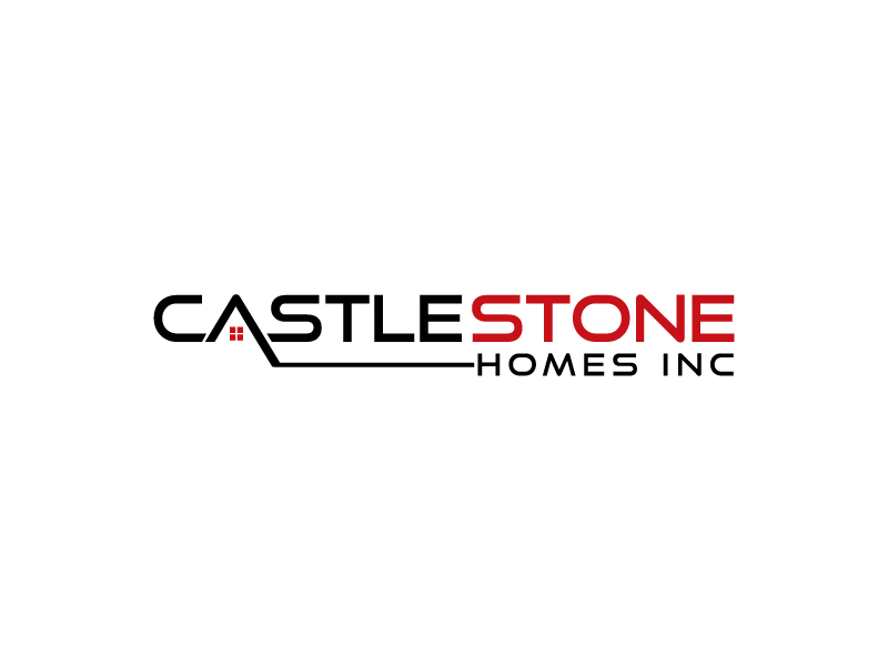 Company is called Castle Stone Homes Inc .. we build homes in calgary canada logo design by bluespix