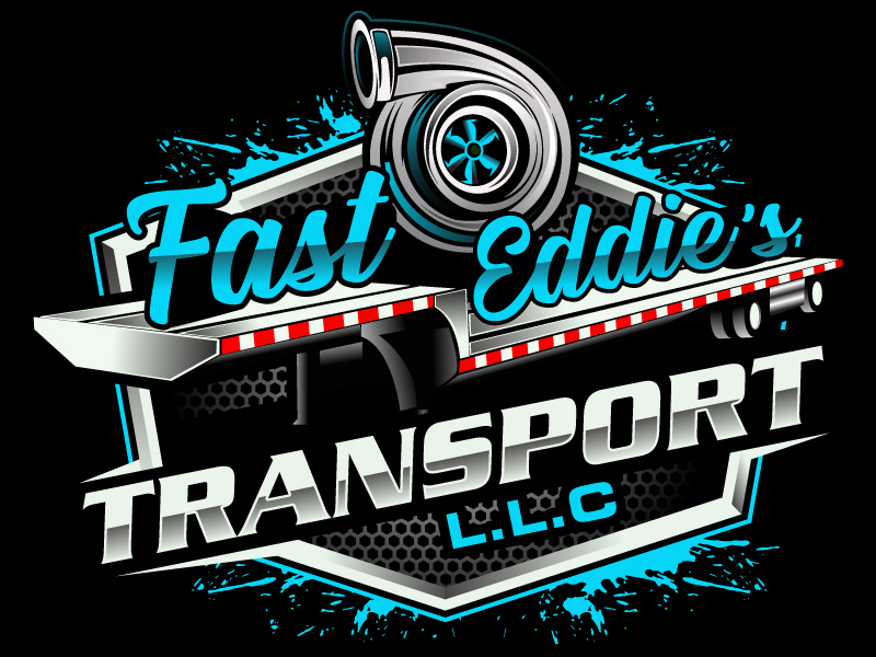 Fast Eddie's Transport L.L.C. logo design by Suvendu