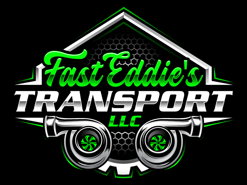 Fast Eddie's Transport L.L.C. logo design by Suvendu