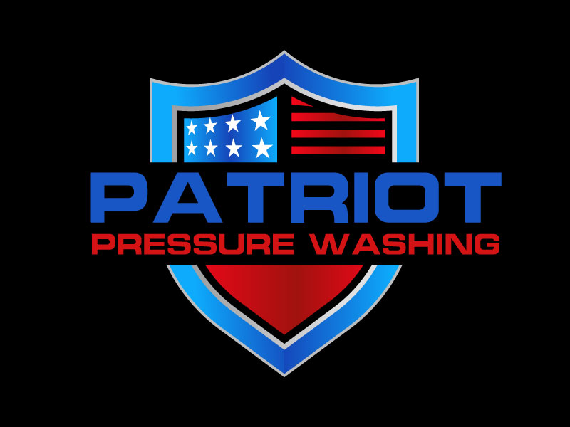Patriot pressure washing logo design by aryamaity