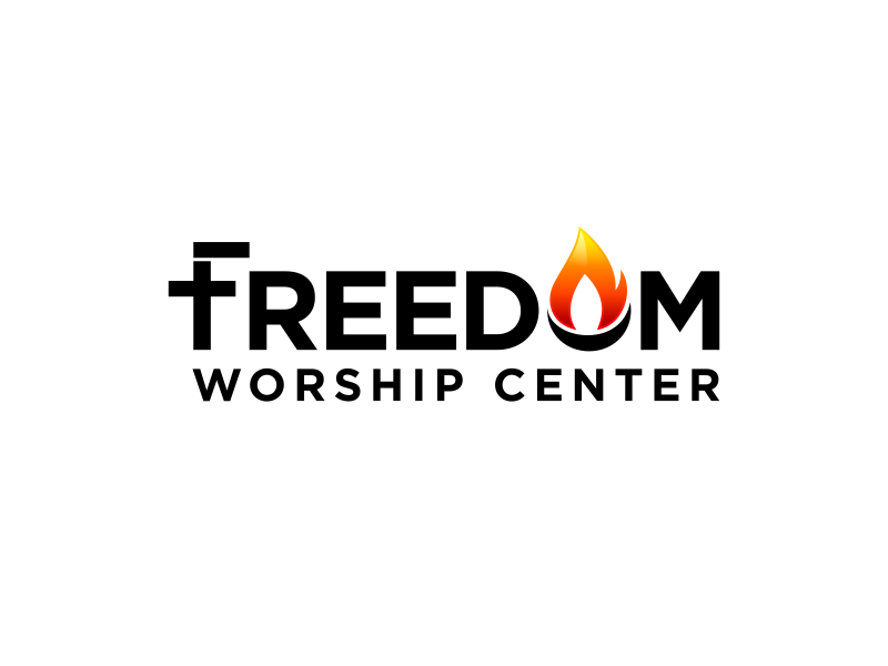 Freedom Worship Center logo design by Realistis