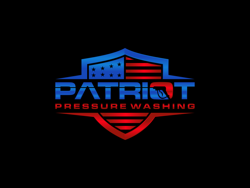 Patriot pressure washing logo design by haidar