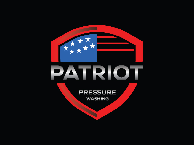Patriot pressure washing logo design by Saraswati