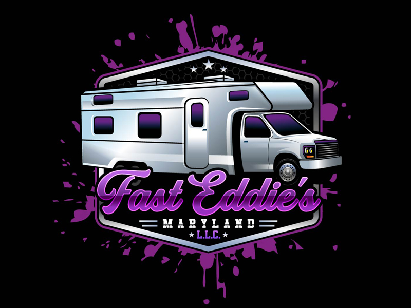 Fast Eddie's Transport L.L.C. logo design by DreamLogoDesign