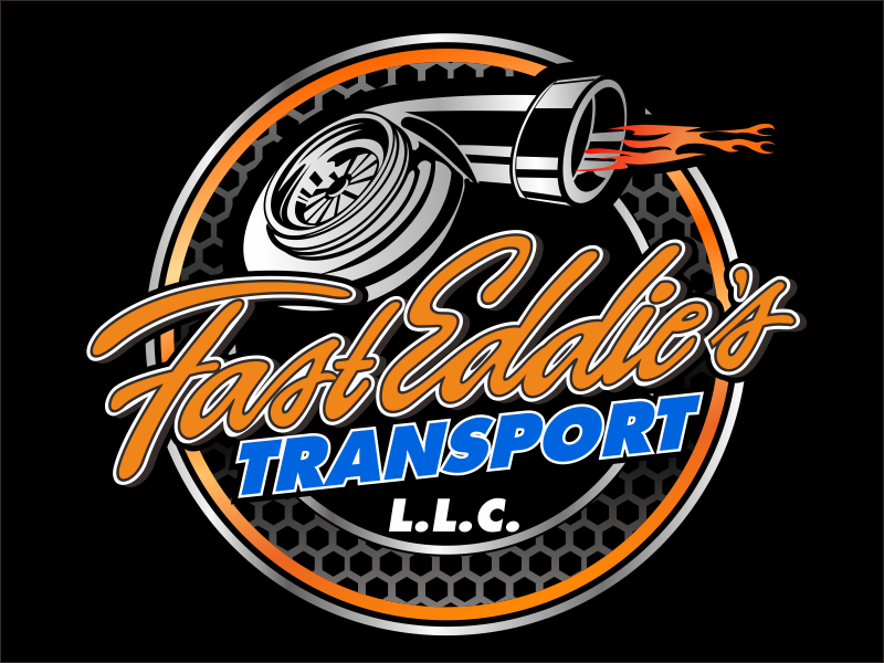 Fast Eddie's Transport L.L.C. logo design by bosbejo