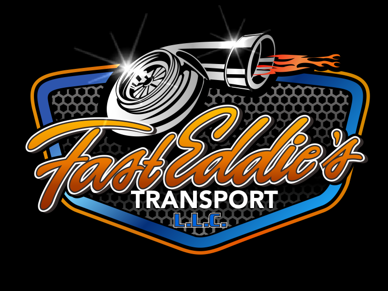 Fast Eddie's Transport L.L.C. logo design by bosbejo
