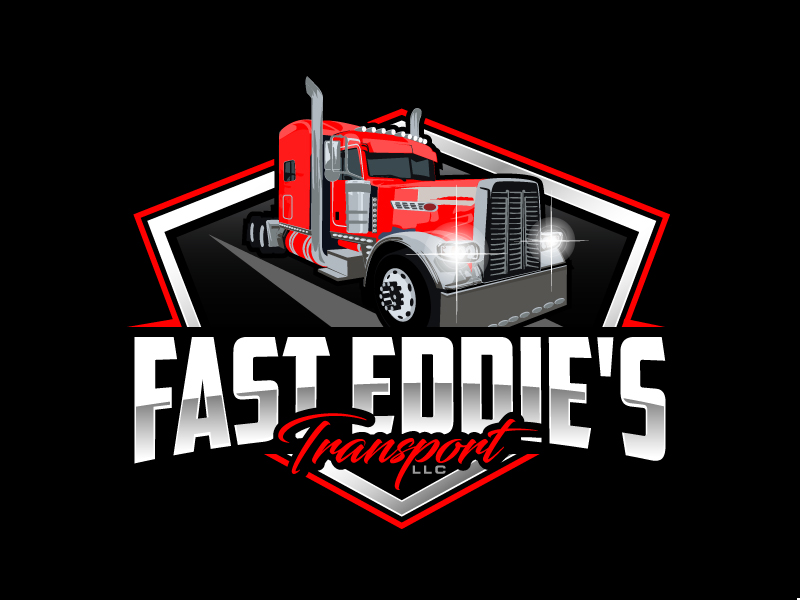 Fast Eddie's Transport L.L.C. logo design by ElonStark