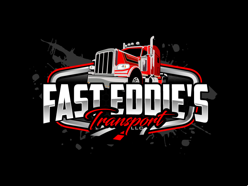 Fast Eddie's Transport L.L.C. logo design by ElonStark