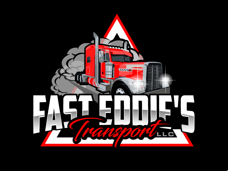 Fast Eddie's Transport L.L.C. logo design by ElonStark