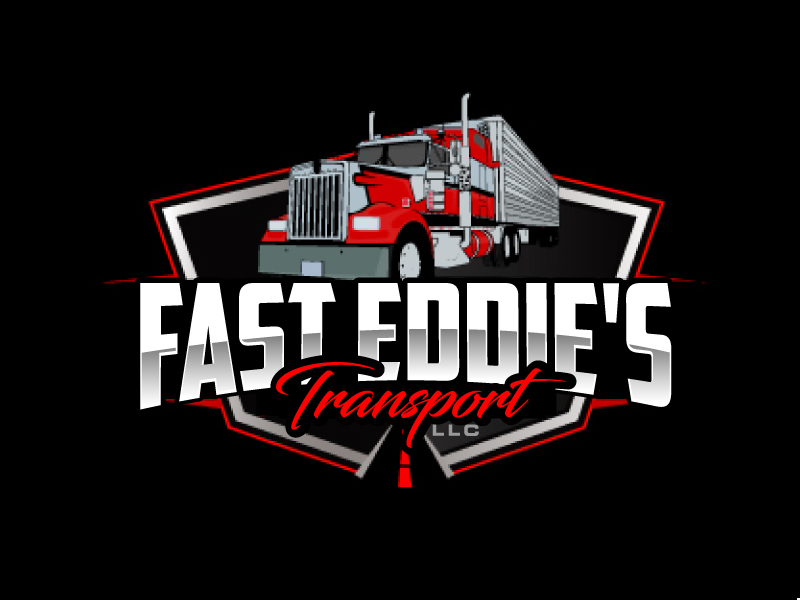 Fast Eddie's Transport L.L.C. logo design by ElonStark
