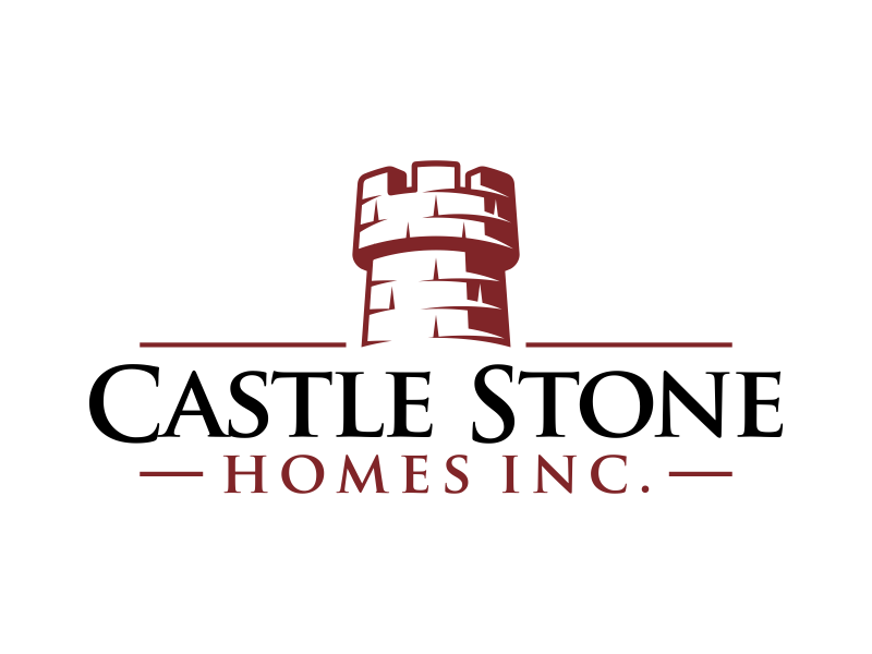 Company is called Castle Stone Homes Inc .. we build homes in calgary canada logo design by Panara