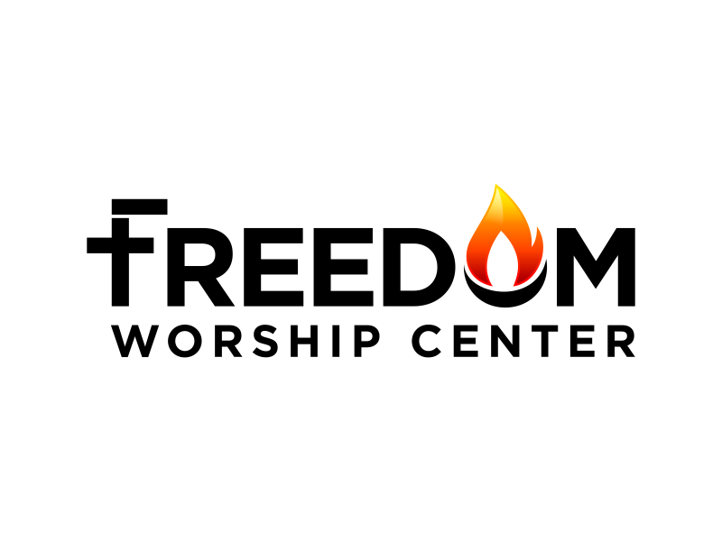 Freedom Worship Center logo design by Realistis